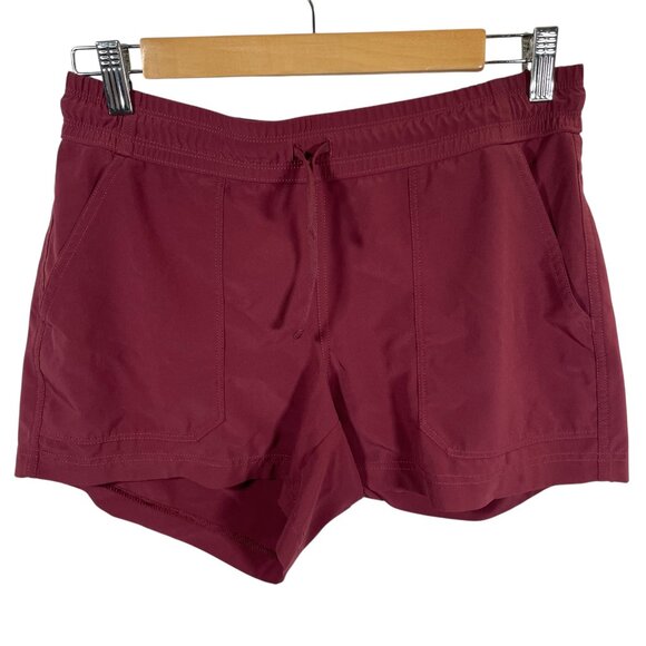 Kuhl Vantage Shorts Womens Small Red Burgundy Lightweight 6405 Pockets - Picture 1 of 7